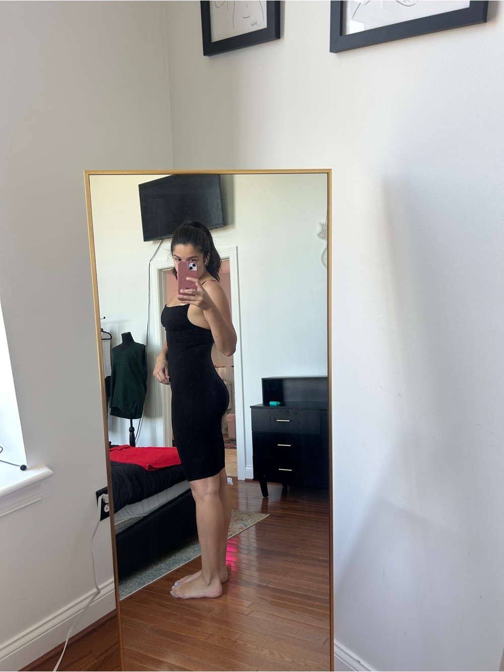 Classic Black Bodycon Dress - Sleek Women's Tube Dress